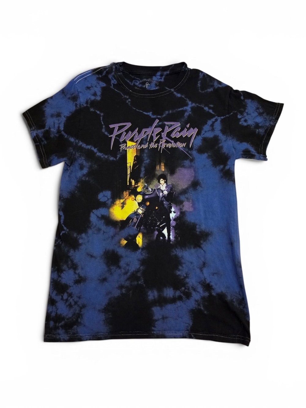 Prince Purple Rain Tie-Dye Graphic T-Shirt